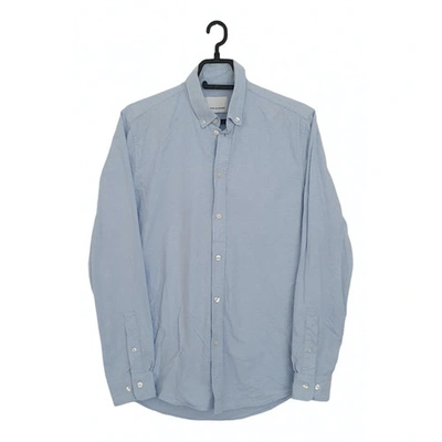 Pre-owned Samsoe & Samsoe Shirt In Blue