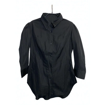 Pre-owned Yohji Yamamoto Black Cotton  Top