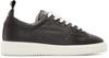 GOLDEN GOOSE Black Leather Low-Top Starter Sneakers