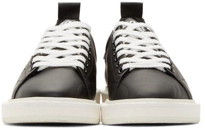 Shop Golden Goose Black Leather Low-top Starter Sneakers