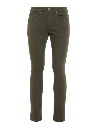 Shop Dondup George Jeans In Green