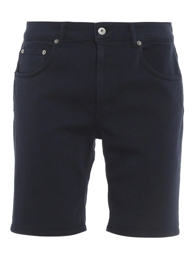 Shop Dondup Derick Shorts In Dark Blue