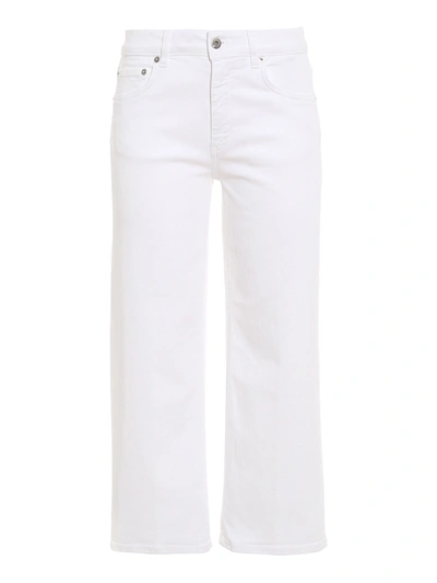 Shop Dondup Avenue Jeans In White