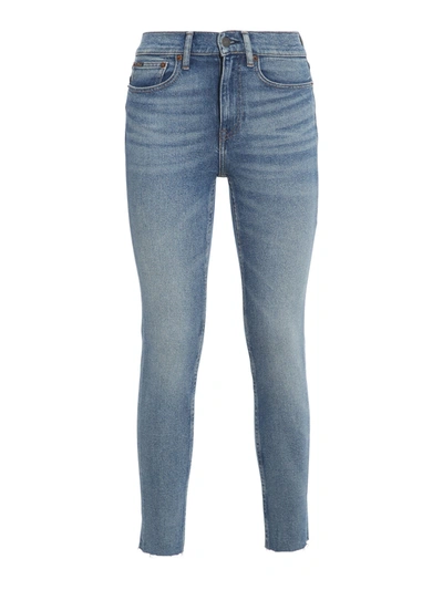 Shop Polo Ralph Lauren Tompkins Skinny Jeans In Light Wash