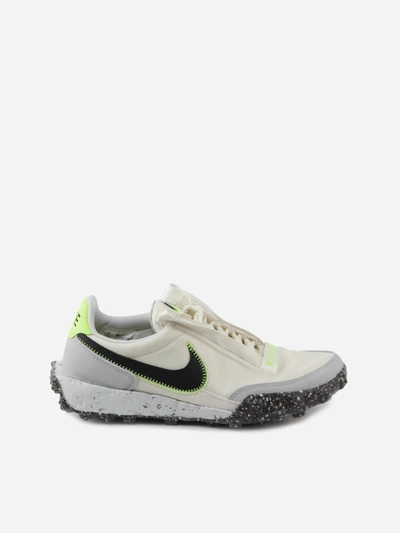 Shop Nike Waffle Racer Crater Sneaker In Pale Ivory