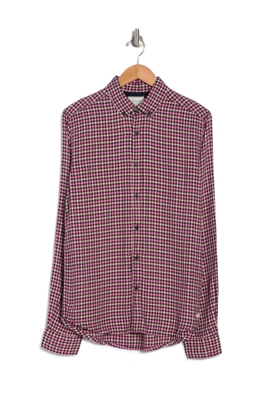 Shop Scotch & Soda Plaid Flannel Button-down Shirt In 0220-combo D