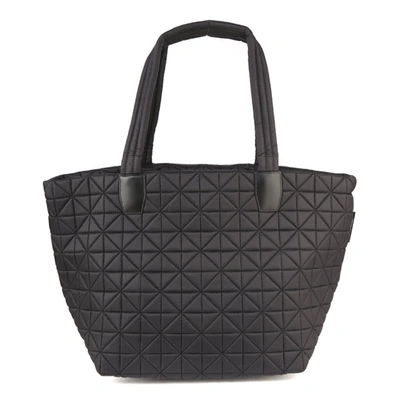 Shop Veecollective Quilted Effect Nylon Tote Bag In Black