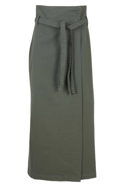Shop Federica Tosi Skirt In Verde Militare