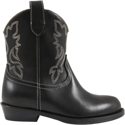 Shop Gallucci Black Texan Boot For Girl