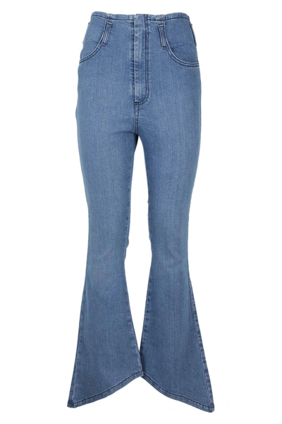 Shop Federica Tosi Jeans In Azzurro