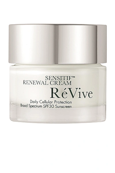 Shop Revive Sensitif Renewal Cream Daily Cellular Protection Broad Spectrum Spf 30 Sunscreen In N,a