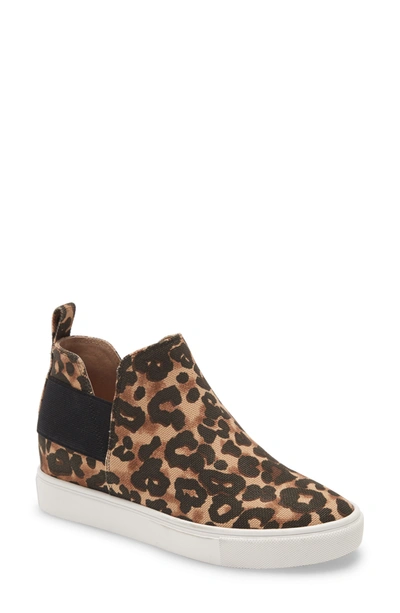 Shop Steve Madden Crushin High Top Slip-on Sneaker In Leopard Print
