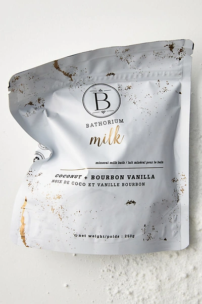 Shop Bathorium Milk Coconut + Vanilla Mineral Bath Soak In White