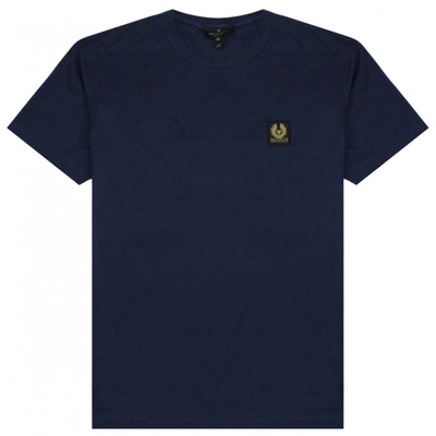 Shop Belstaff Cotton T-shirt In Navy