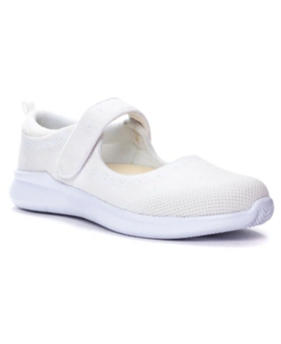 Shop Propét Women's Travelbound Mary Jane Shoes In White