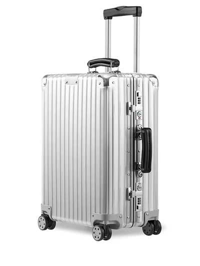 Shop Rimowa Classic Cabin Case In Silver