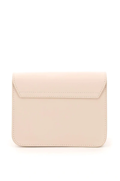 Shop Furla Metropolis Mini Crossbody Bag In Pink,beige