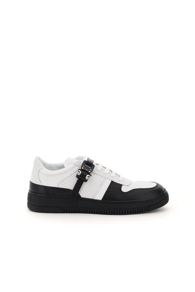 Shop Alyx Low Trainer Sneakers With Buckle In White,black