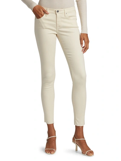 Shop Ag Mid-rise Legging Ankle Jeans In Ecru Dunes