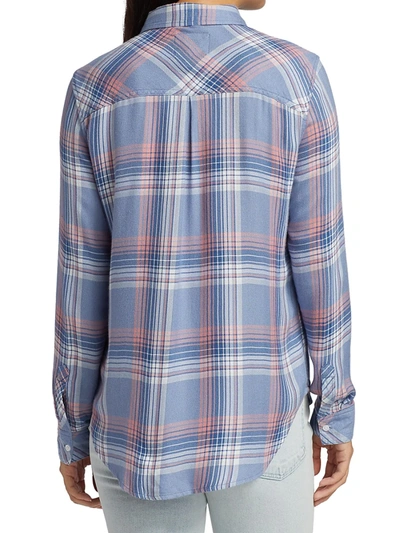 Shop Rails Hunter Plaid Shirt In Harbor Pink