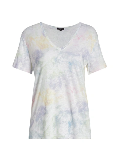 Shop Rails Cara Rainbow Tie-dye T-shirt In Rainbow Tie Dye