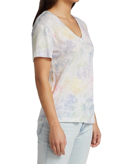 Shop Rails Cara Rainbow Tie-dye T-shirt In Rainbow Tie Dye