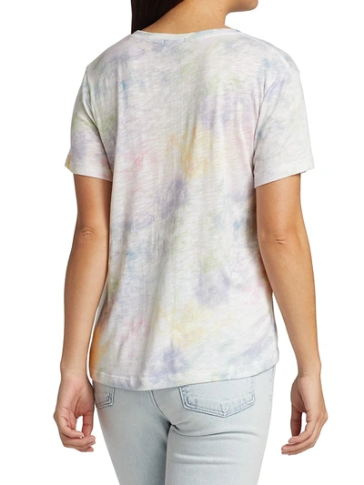 Shop Rails Cara Rainbow Tie-dye T-shirt In Rainbow Tie Dye