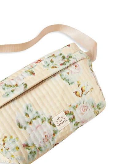 Shop Loeffler Randall Commuter Floral Belt Bag In Tan Fl