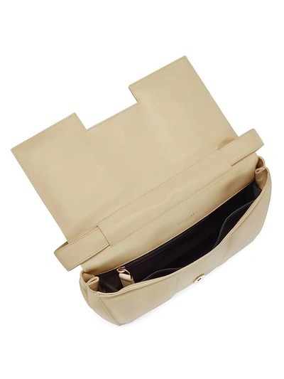 Shop Demellier Alexandria Leather Shoulder Bag In Black