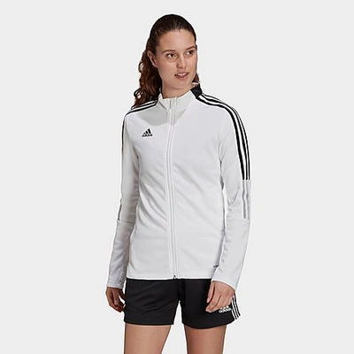 Shop Adidas Originals Adidas Women's Tiro 21 Track Jacket In White