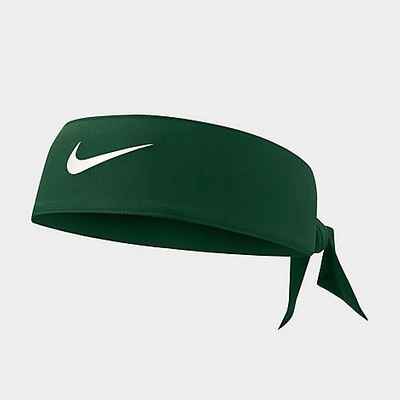 Shop Nike Dri-fit Training Head Tie In Green