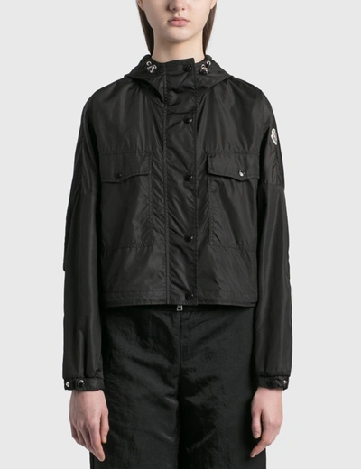 Shop Moncler Primagiedi Nylon Jacket In Black