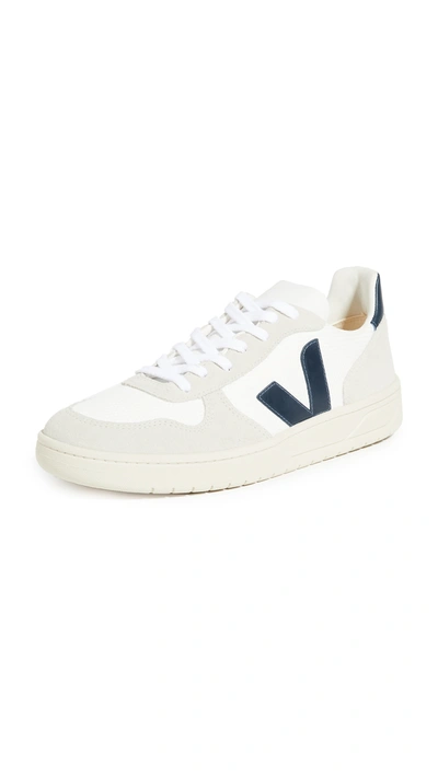 Shop Veja V-10 Sneakers White/nautico