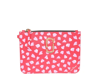 Shop Marc Jacobs Wristlet Pouch In Red