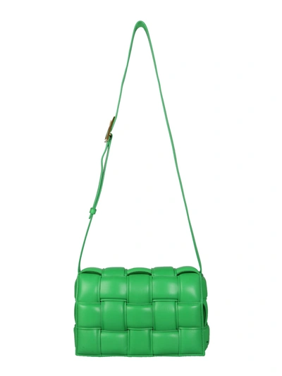 Shop Bottega Veneta Padded Cassette Bag In Green