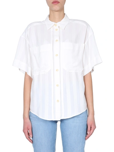 Shop Iro Tanor Shirt In White