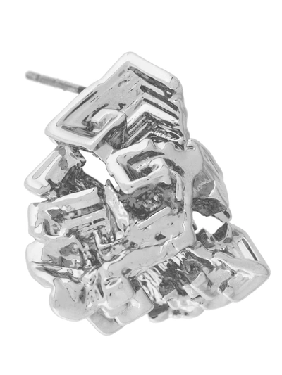 Coup De Coeur Vortex Stud Earrings In Silver