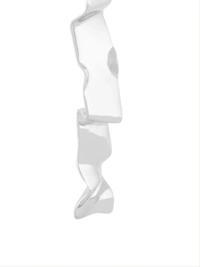 Coup De Coeur Wave Drop Earrings In Silver