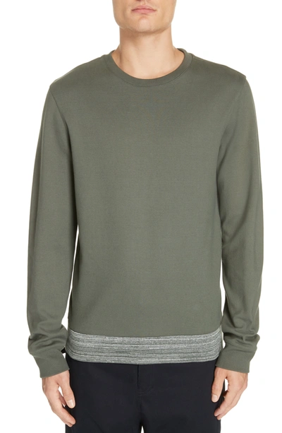 Shop A.p.c. Designer Jeremie Space Dye Sweatshirt In Jaa - Khaki