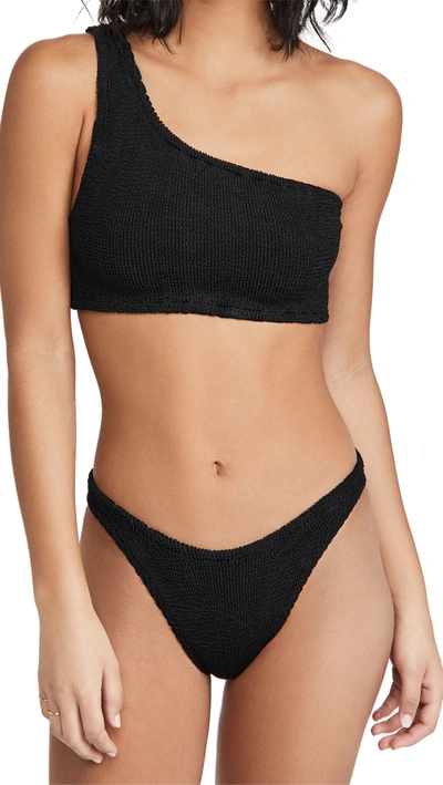 Shop Hunza G Nancy Bikini Set Black