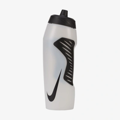 Shop Nike 32oz Hyperfuel Water Bottle (clear) In Clear,black,black,black