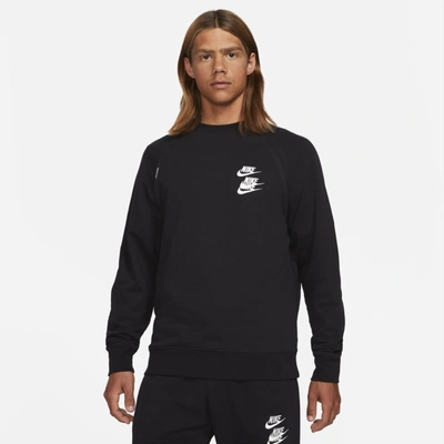 Shop Nike Sportswear Men's Crew In Black