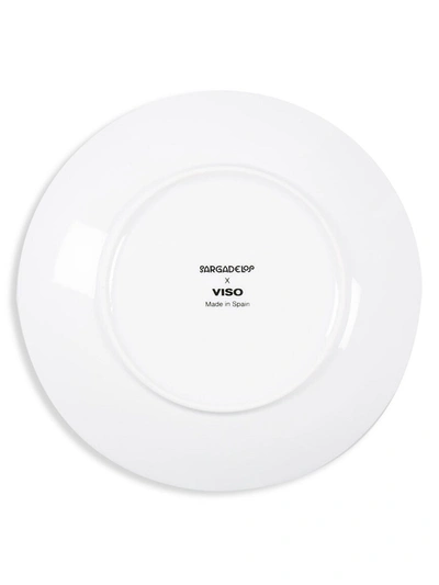 Shop Viso Project Porcelain Zodiac Plate In Aquarius