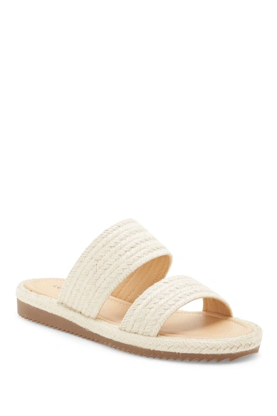 Shop Lucky Brand Decime Braided Slide Sandal In Natural 01