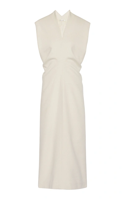 Shop The Row Ameli Wool-alpaca Dress Meli Dress In White