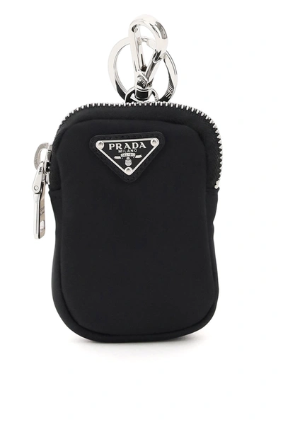 Prada Pouch Key Holder Trick In Nero black ModeSens