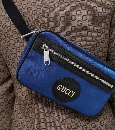 Shop Gucci Off The Grid Belt Bag In Black