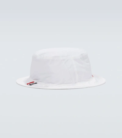 Shop Thom Browne Technical Gabardine Bucket Hat In White