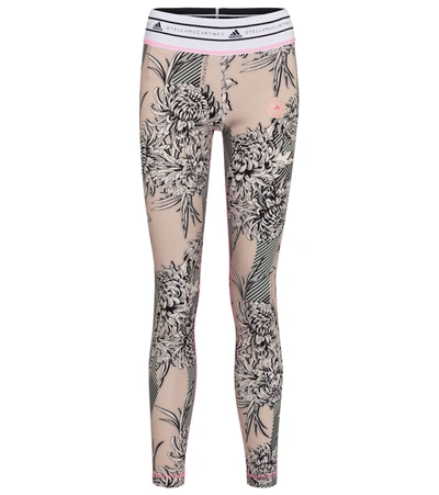 Shop Adidas By Stella Mccartney Future Playground Floral Leggings In Pink