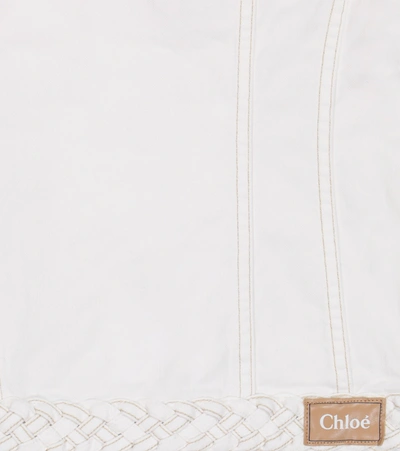 Shop Chloé Denim Jacket In White